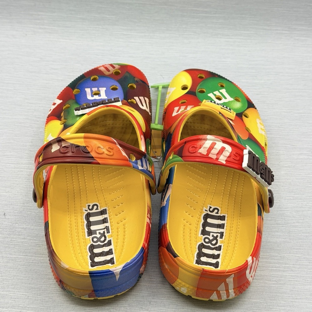 Crocs x M&M's Classic Clog Men's 7 Women's 9 Candy Colorful Limited Edition - Picture 8 of 8